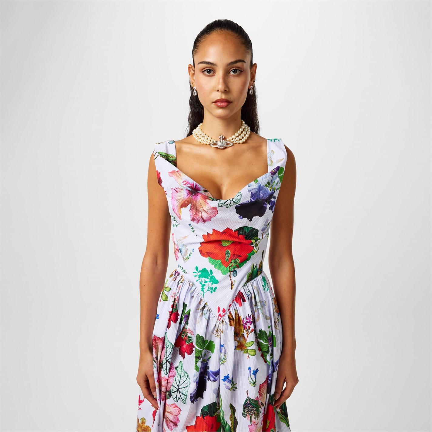 Multi Vivienne Westwood Floral Sunday Dress - Get The Label