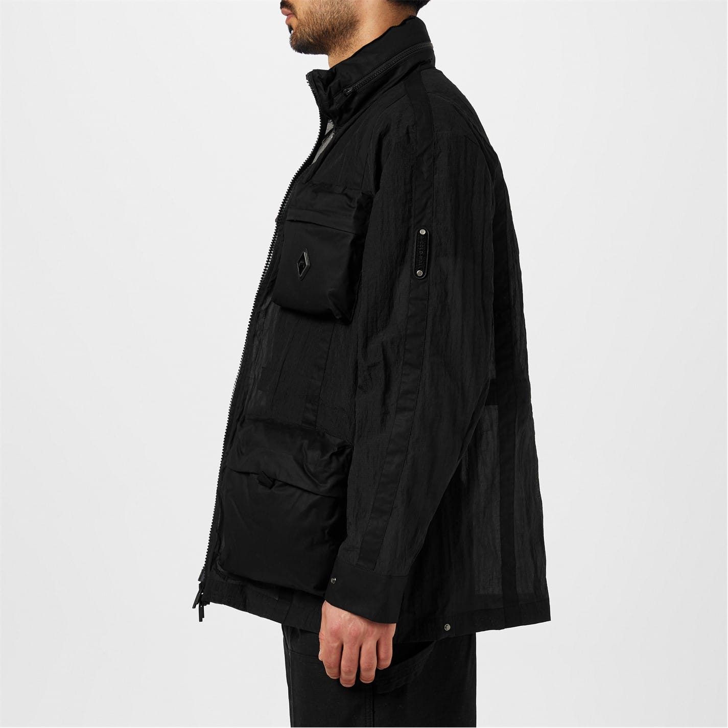 Black A-COLD-WALL Acw Filament M65 Relaxed Fit Parka Jacket - Get