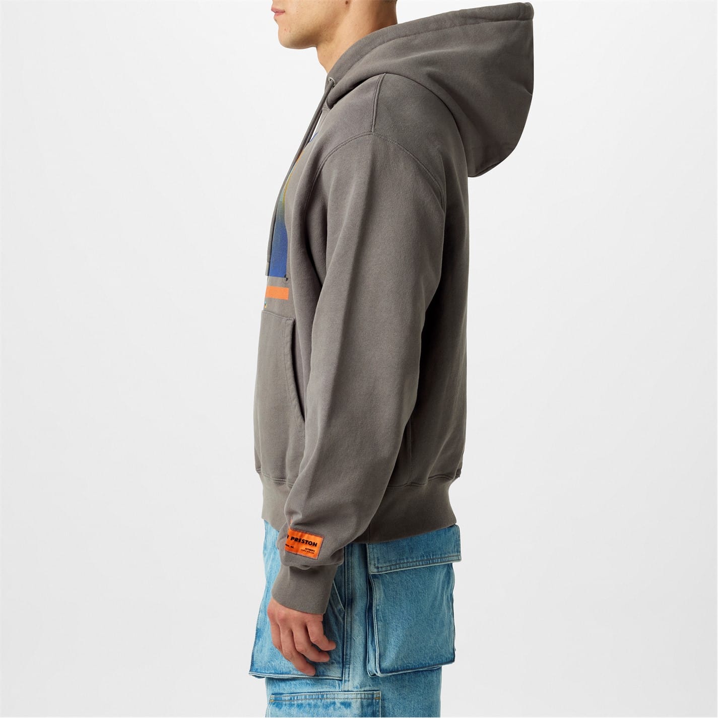 Grey Heron Preston Misprinted Hoodie Get The Label