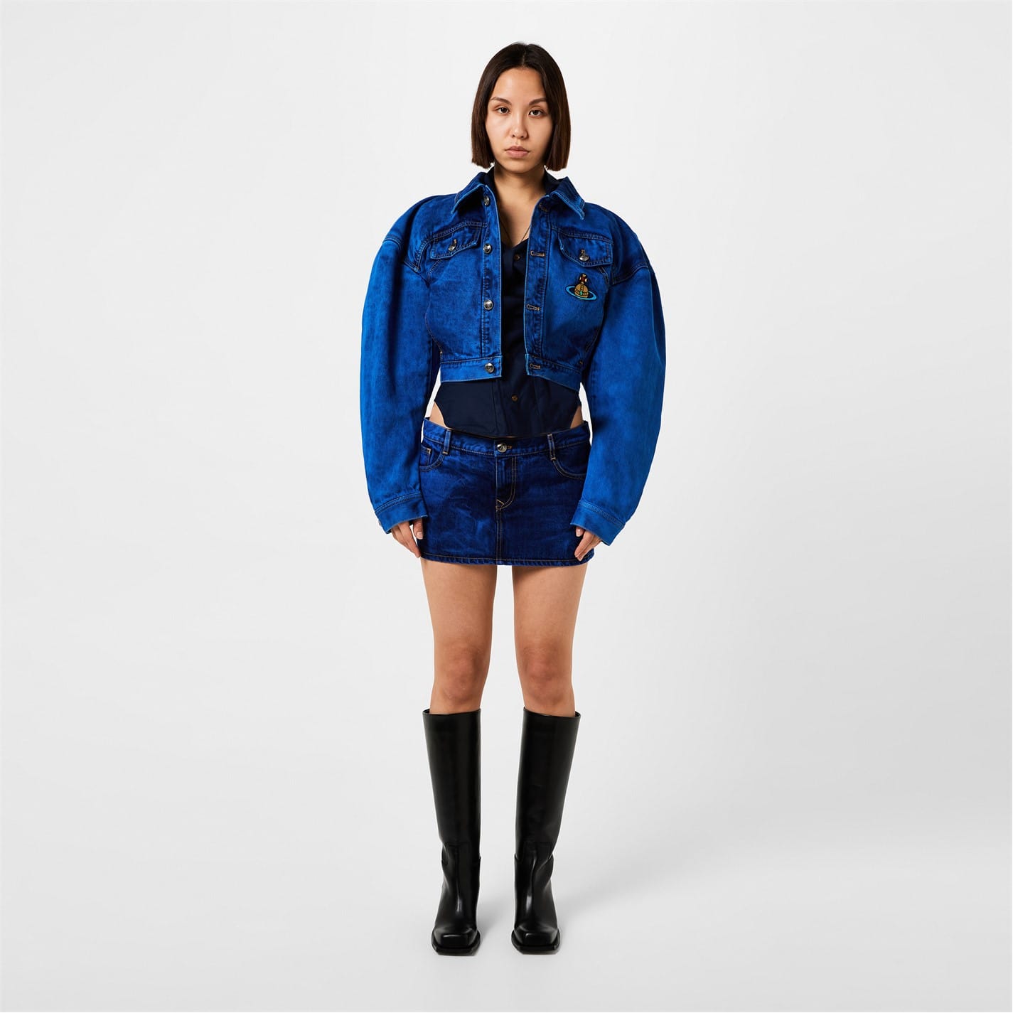 Blue Vivienne Westwood Viv Foam Skirt - Get The Label