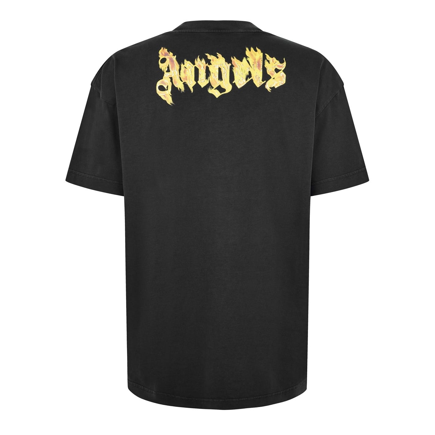 【関税込み】Palm Angels ブラック Burning Palm Tシャツ 21773705_52278137_600.jpg