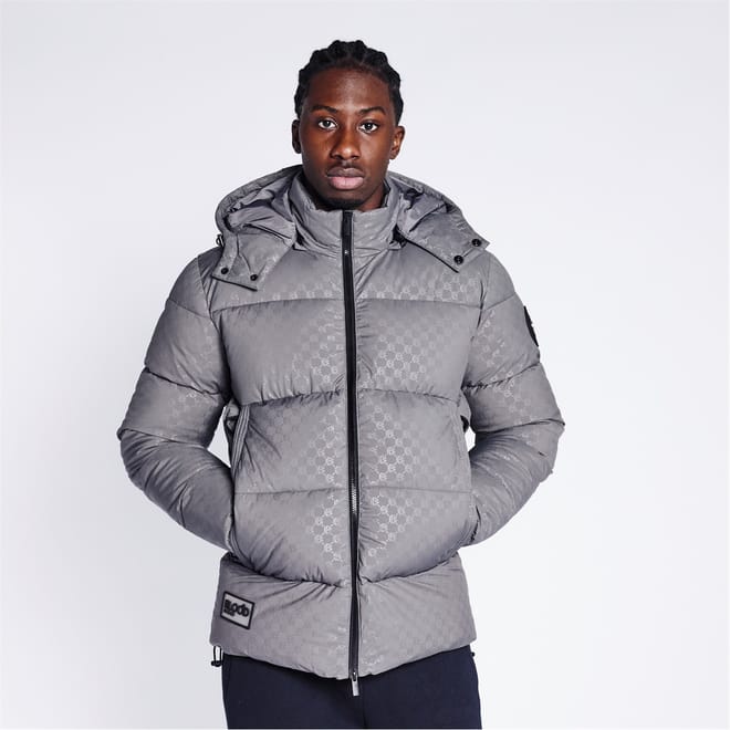 Monogrm Hooded Puffer Jacket