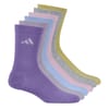 6 Pack Logo Crew Socks Adults