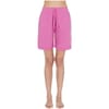 Knit Sweat Shorts with Banded Hem
