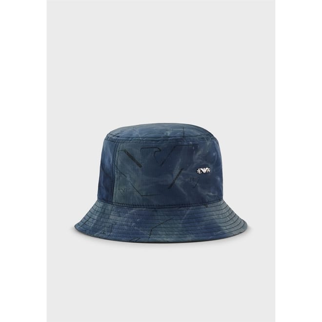 Junior Bucket Hat with Metal Logo