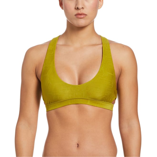 Cut-Out Textured Bikini Top Set