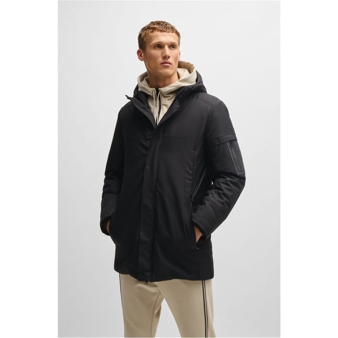 Hooded Regular Fit Parka Coat