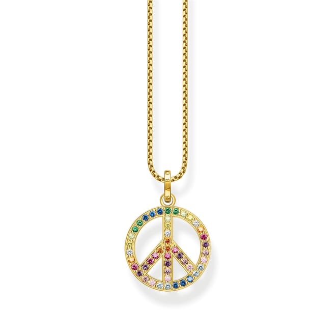 Ruby Chain Necklace with Charm