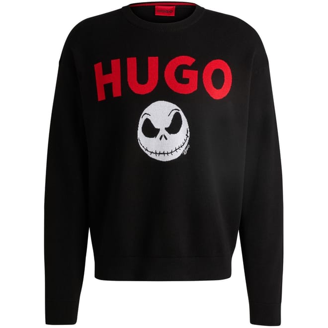 Large Genie Relaxed Fit Crew Neck Sweater