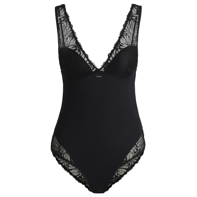 V-Neck Sleeveless Bodysuit Bianca