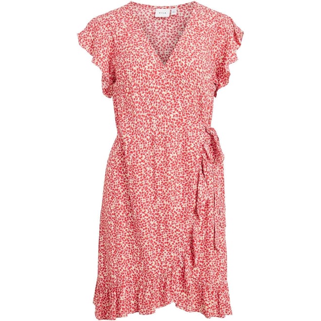 Fini V-Neck Knee Length Wrap Dress
