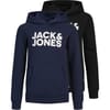 Logo Print Long Sleeve Hooded Sweatshirt