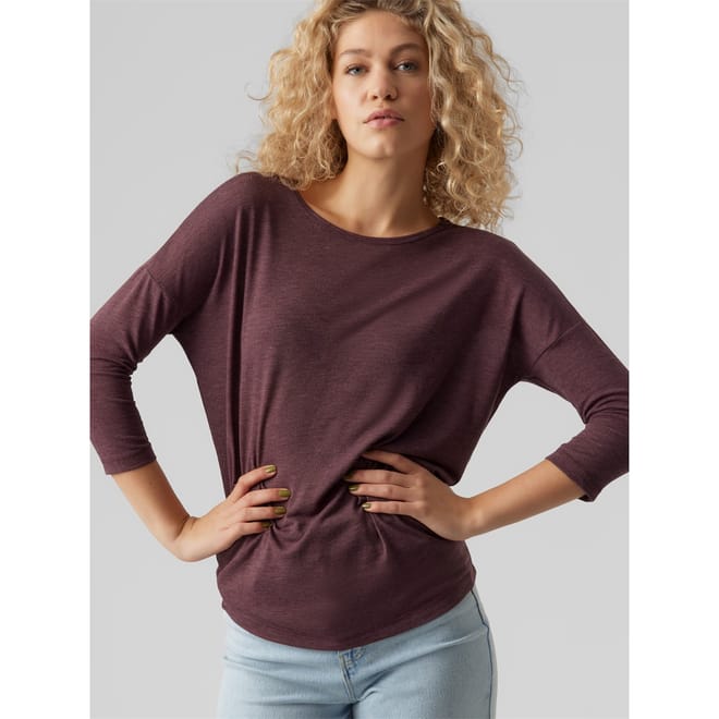 Boat Neck Relaxed Fit Blouse