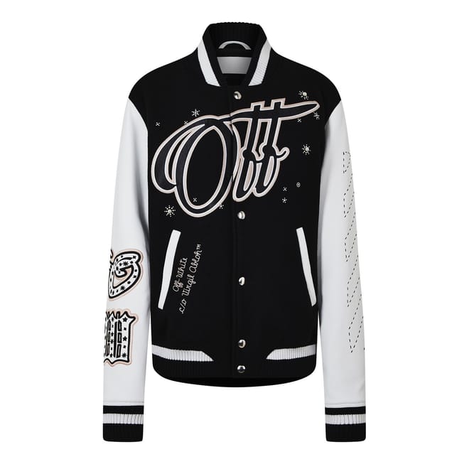 Varsity Lettering Relaxed Fit Jacket
