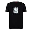 Flame Lettering Crew Neck T-Shirt