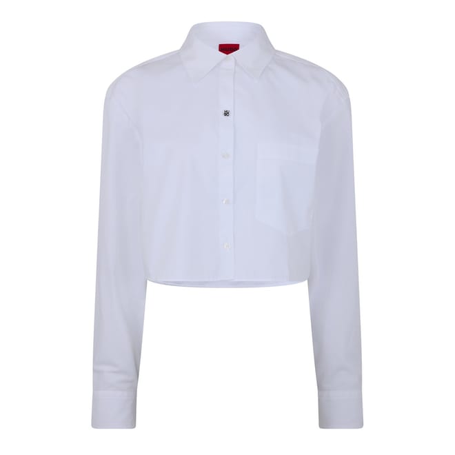 Cropped Regular Fit Shirt