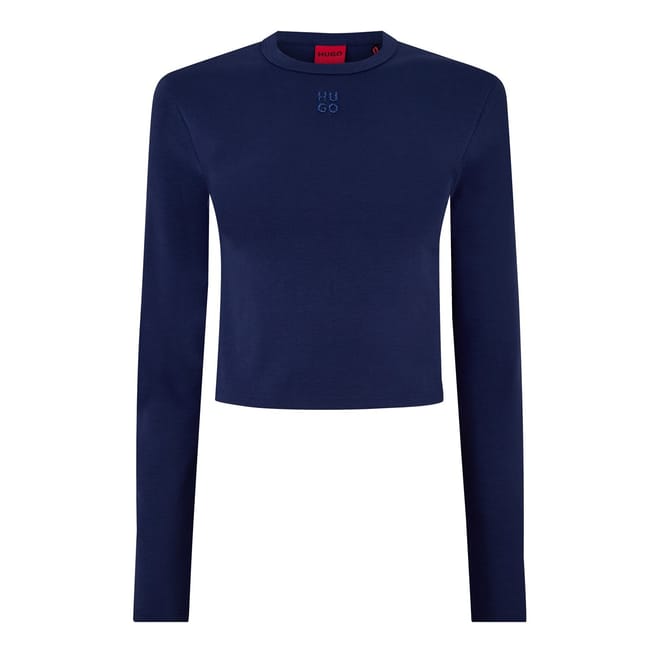 Cropped Crew Neck Regular Fit T-Shirt