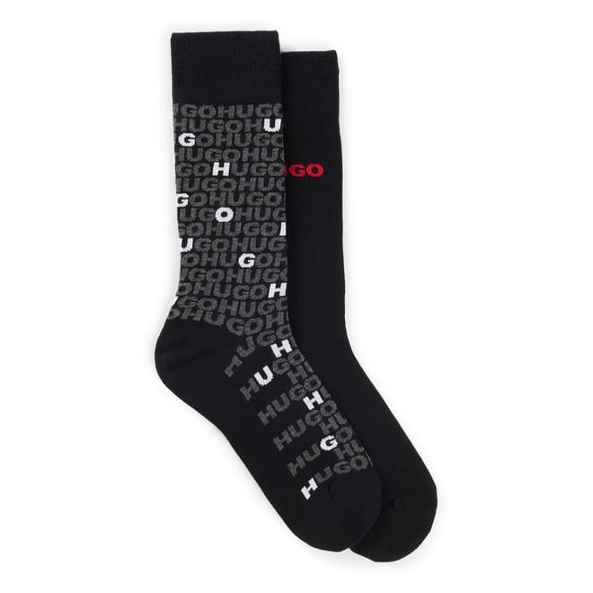 2 Pack Tortuga Lettering Crew Socks