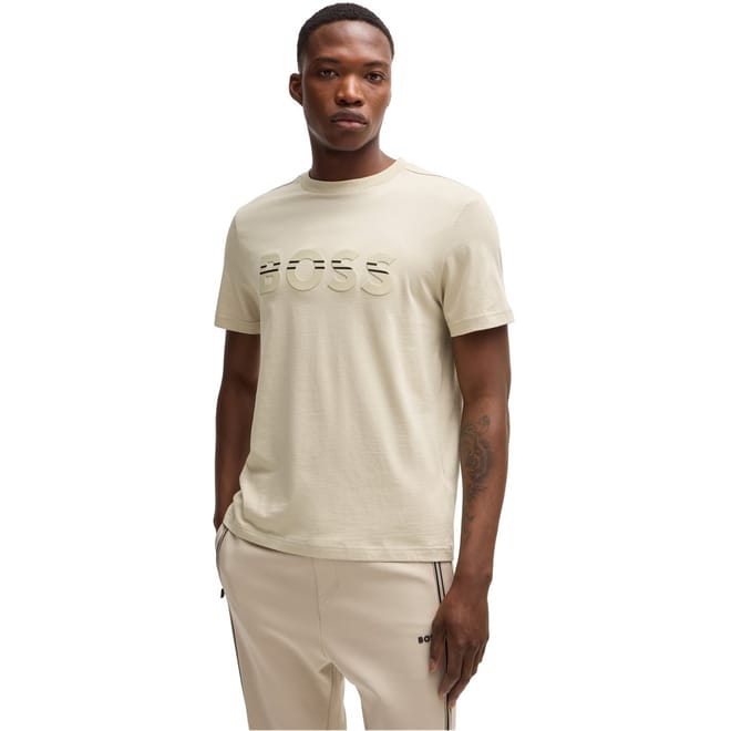 Regular Fit Crew Neck Lettering T-Shirt