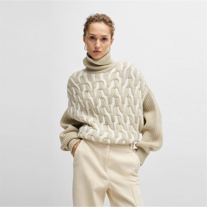 Turtleneck Oversize Fit Sweater
