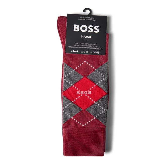 Argyle Crew Socks