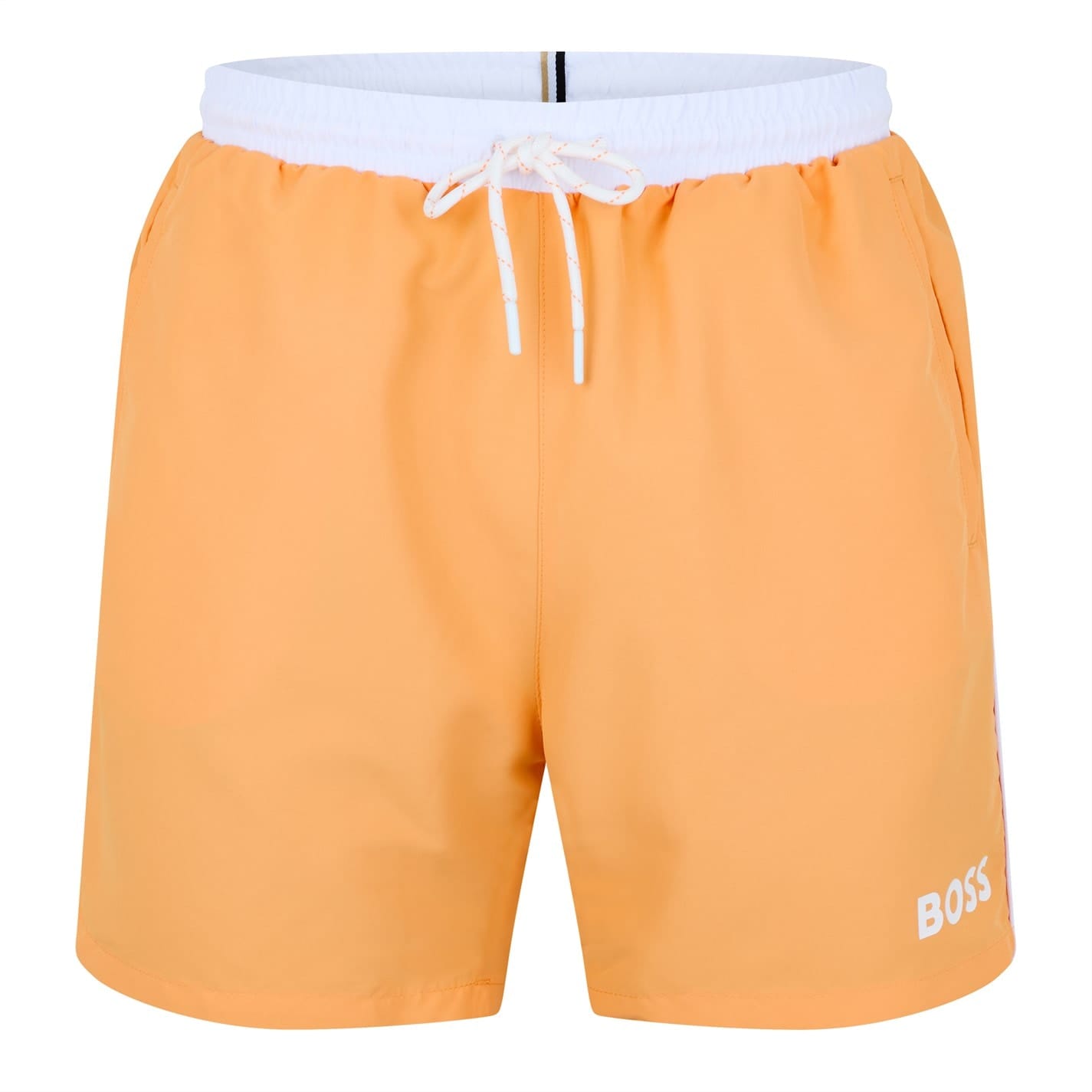 Orange hugo boss swim shorts online