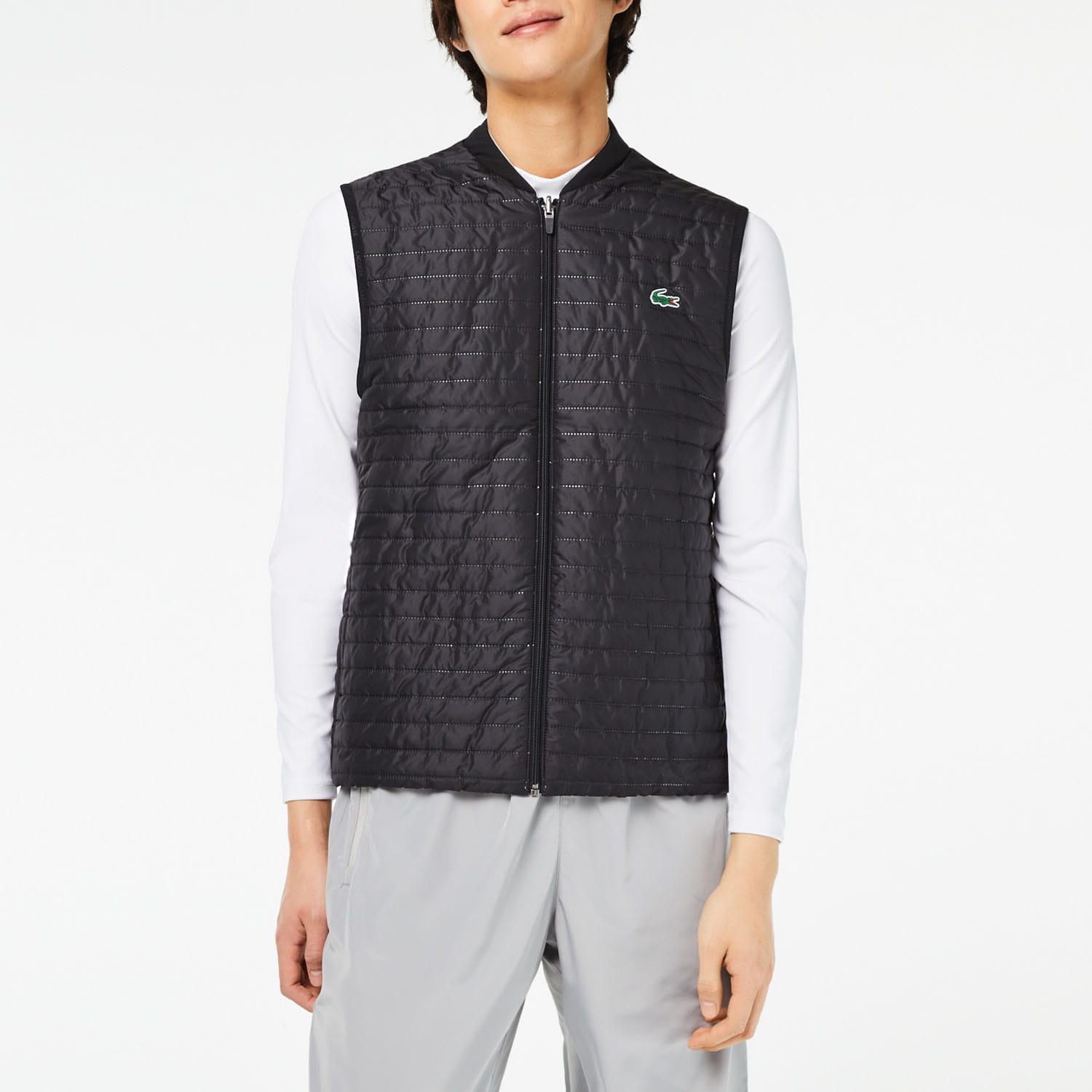 Lacoste Reversible Quilted Sports Vest in Multi colour