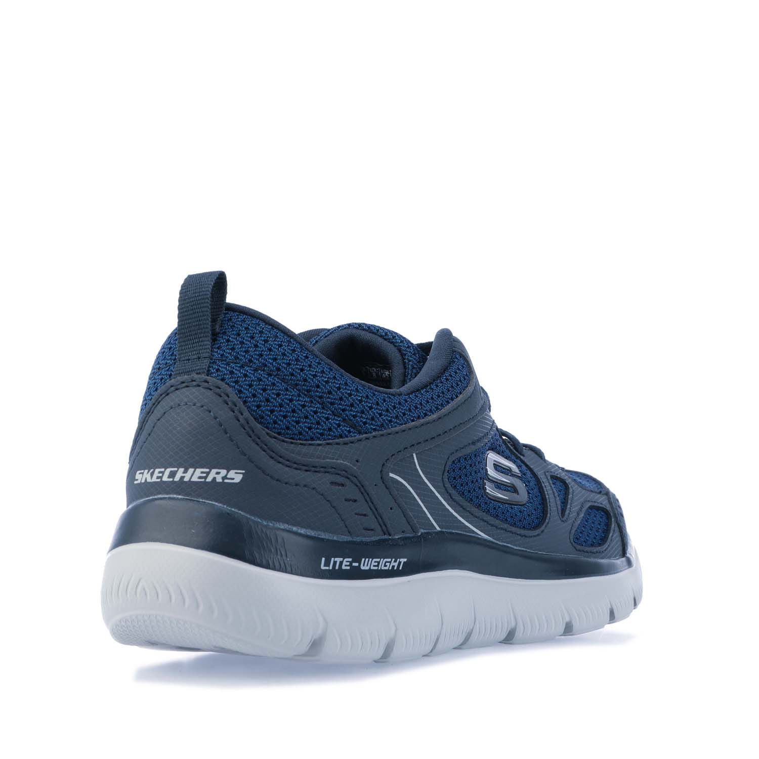 Navy Skechers Mens Summits South Rim Trainers Get The Label