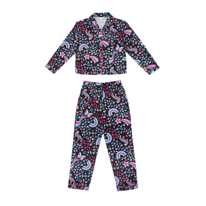 Celestial Satin Collared Pyjama Set