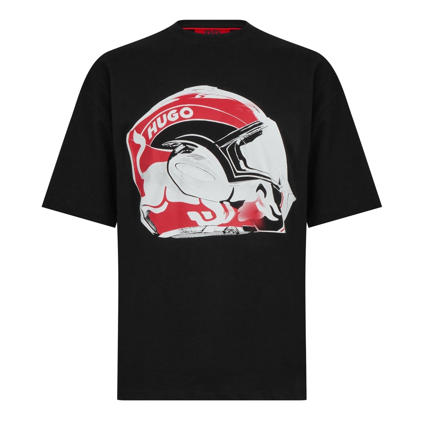 Black Hugo x Racing Bulls Fit Racing Print T-Shirt - Get The Black Hugo x Racing Bulls Fit Racing Print T-Shirt - Get The