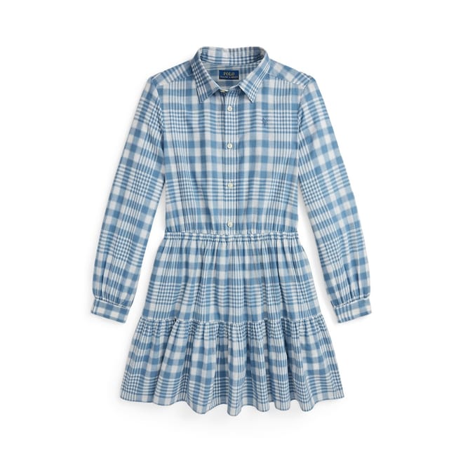 Ls Collared Neck Mini Dress