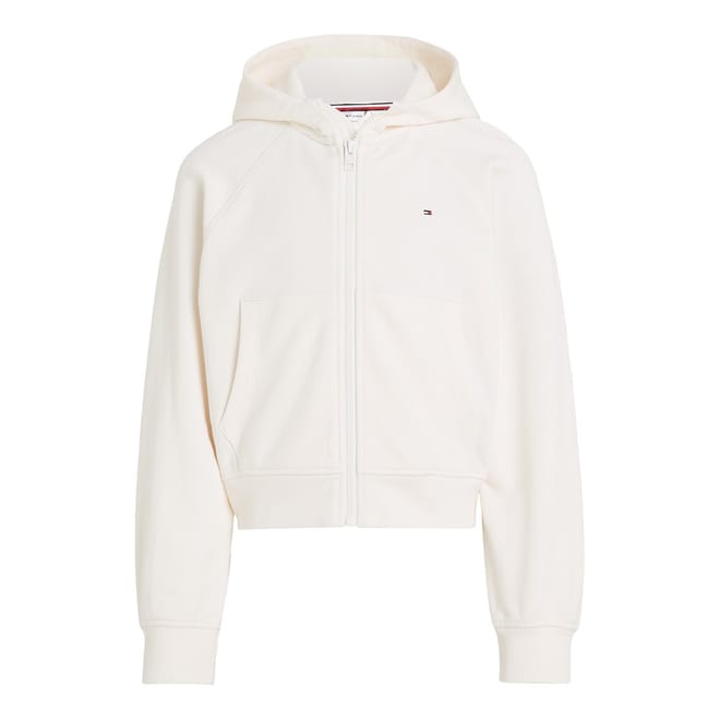 Hooded Sweatshirt Lettering Jacket