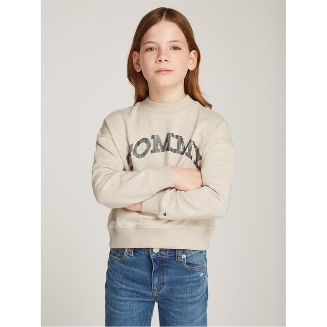 Foil Crew Neck Sweatshirt Juniors
