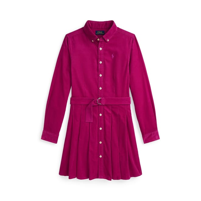 Collared Neck Mini Polo Dress