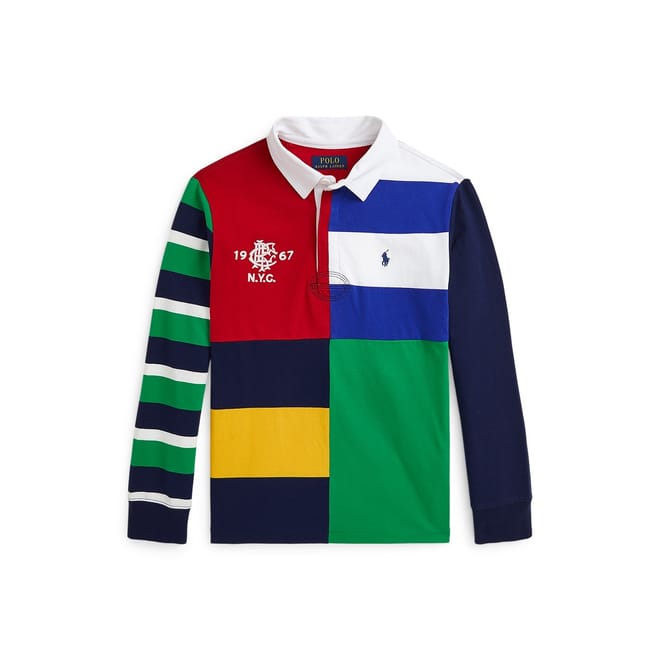 Long Sleeve Rugby Athletic Shirt