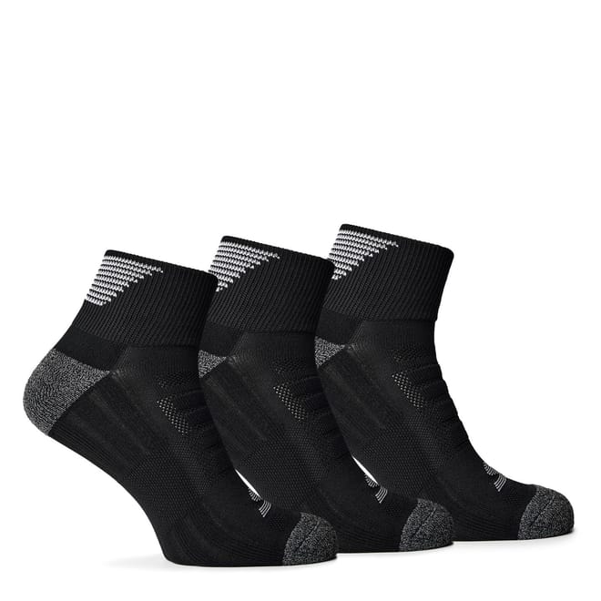 3 Pack Run Quarter Socks