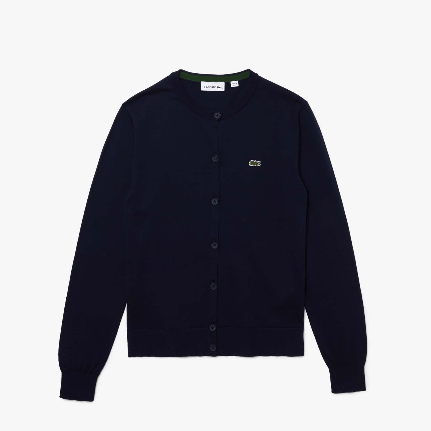 Lacoste button up sweater sale