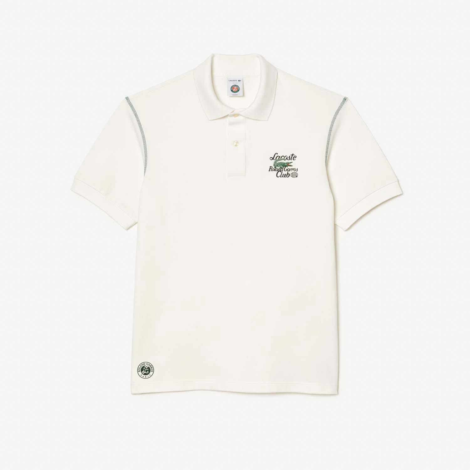 Cream Lacoste Roland Garros Club Polo Shirt Get The Label