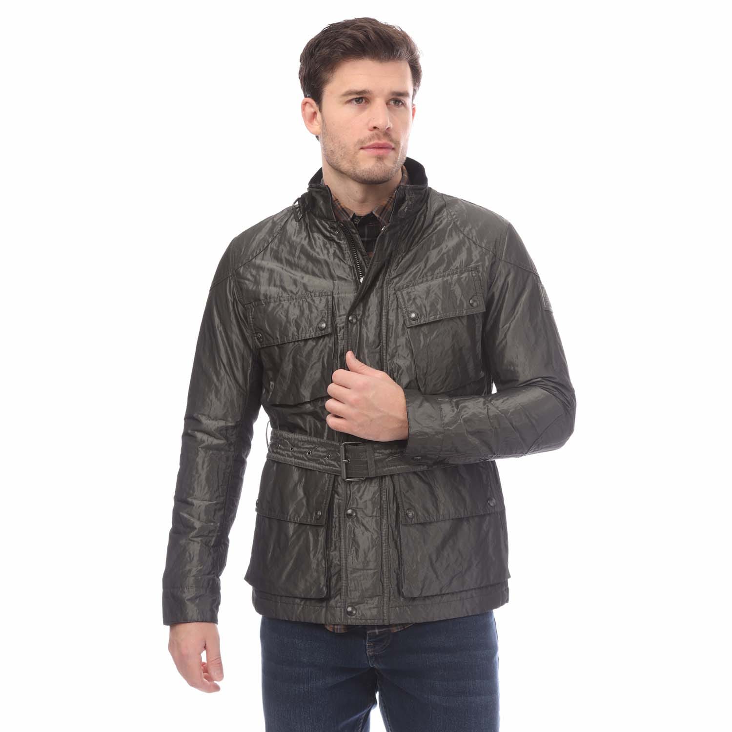 Grey Belstaff Technical Shell Trialmaster Concept Jacket - Get The Label Grey Belstaff Technical Shell Trialmaster Concept Jacket - Get The Label