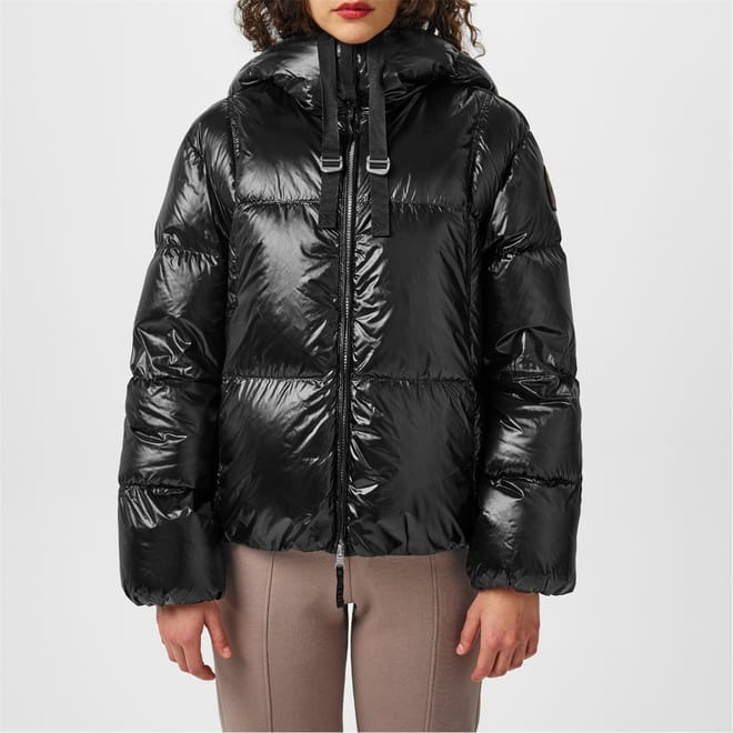 Water Flower Hooded Down Jacket