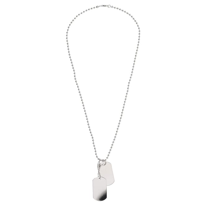 Metal Tag Necklace