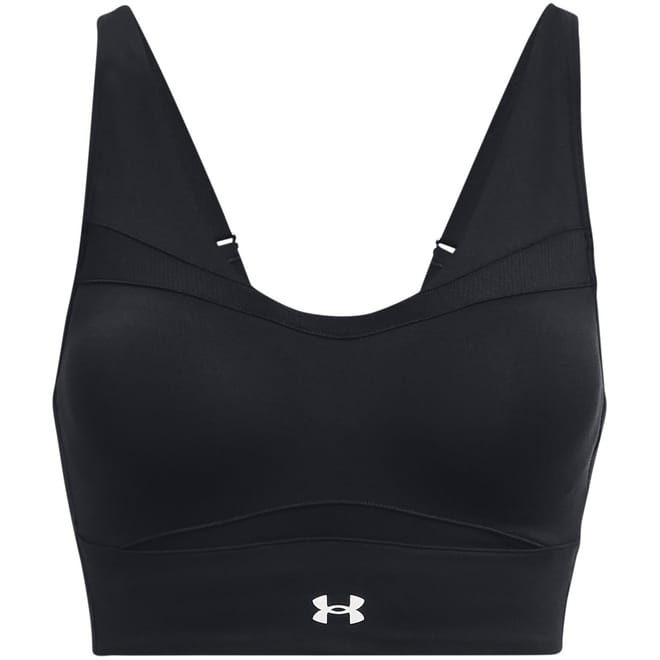 Cropped V-Neck Compression Bra
