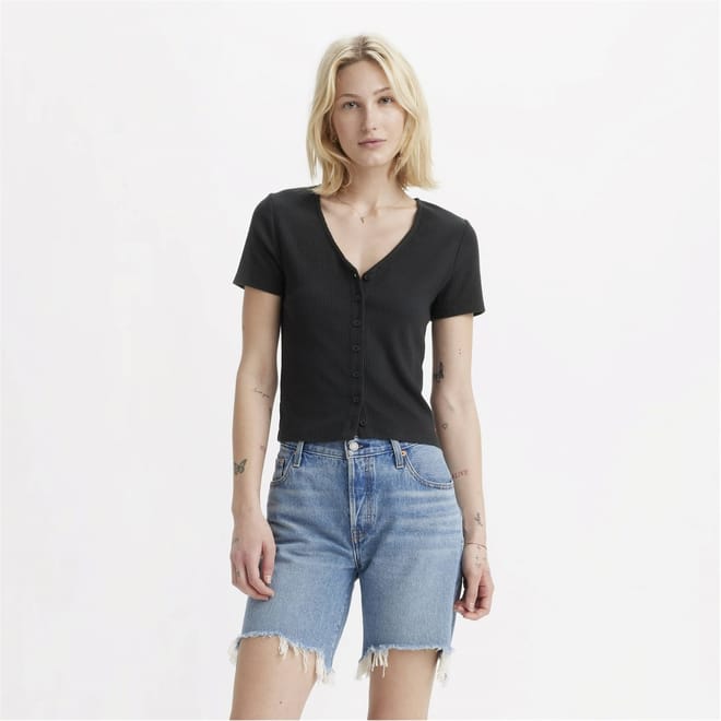 Sleeve Striped T-Shirt
