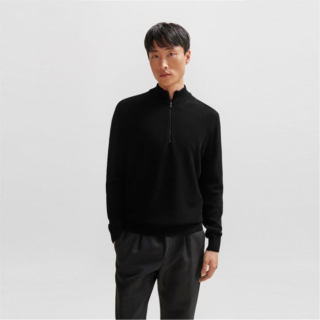 Mock Neck Regular Fit Sweater