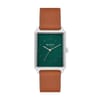 Mens Hagen Three Hand Brown Leather Watch