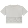 Cropped Regular Fit Crew Neck T-Shirt