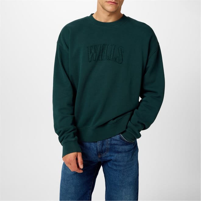 Applique Crew Sweatshirt
