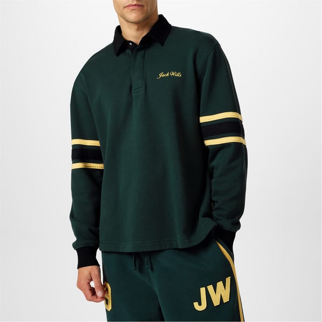 Stripe Long Sleeve Athletic Top