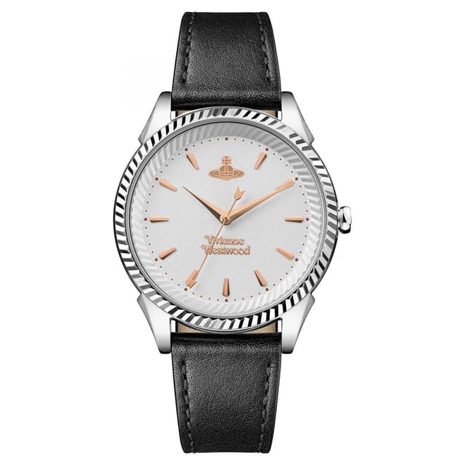 Silver And Black Seymour Watch