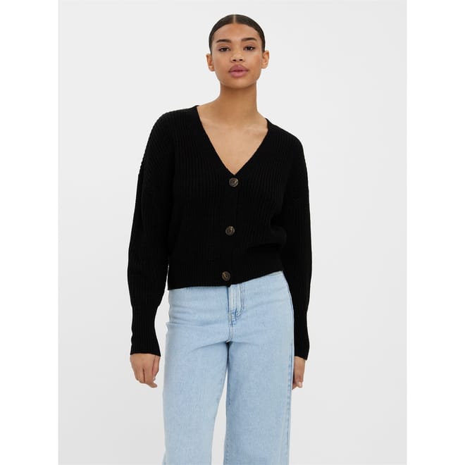 V-Neck Relaxed Fit Long Sleeve Sweater